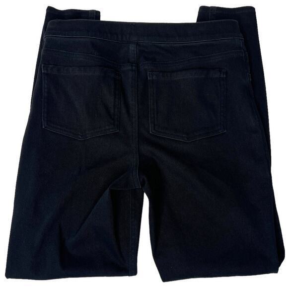 SPANX Black Jean-ish Leggings Tummy Control Pockets Size Medium - Picture 4 of 7